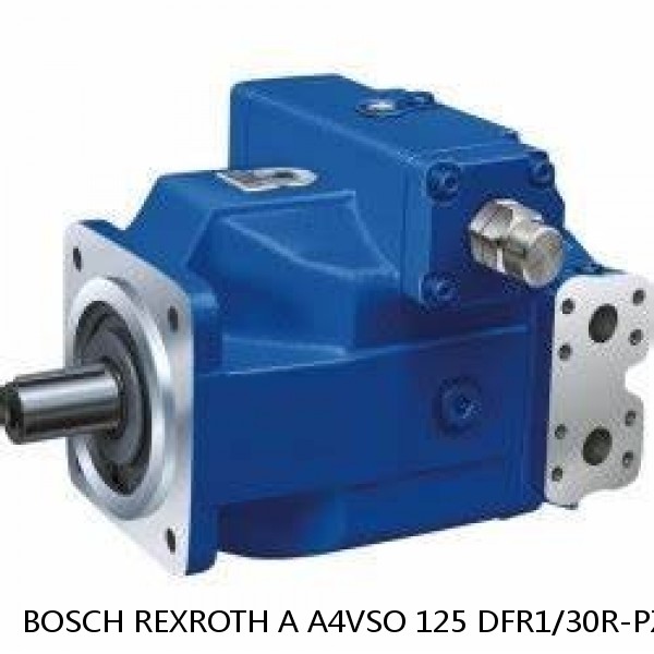 A A4VSO 125 DFR1/30R-PZB25U68-SO 86 BOSCH REXROTH A4VSO VARIABLE DISPLACEMENT PUMPS