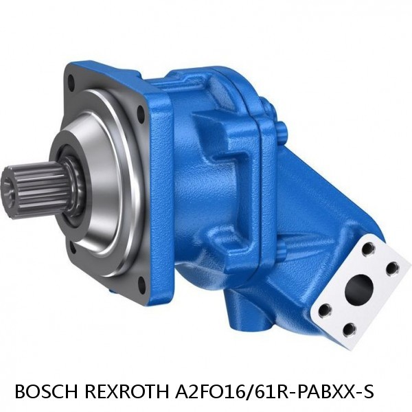 A2FO16/61R-PABXX-S BOSCH REXROTH A2FO FIXED DISPLACEMENT PUMPS