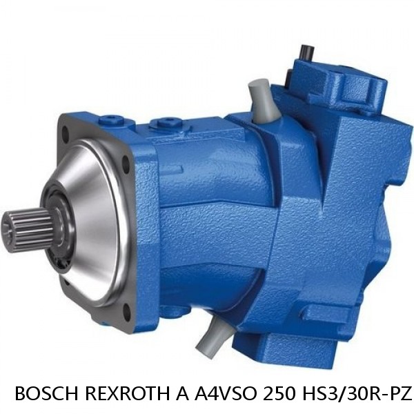 A A4VSO 250 HS3/30R-PZB25T10 -S1408 BOSCH REXROTH A4VSO VARIABLE DISPLACEMENT PUMPS