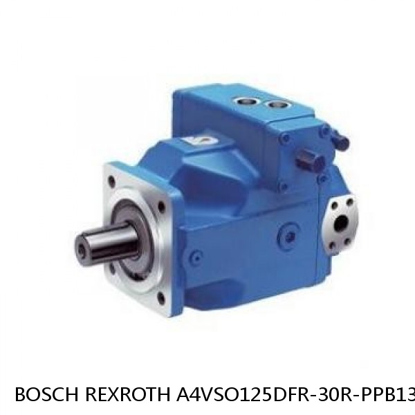 A4VSO125DFR-30R-PPB13N BOSCH REXROTH A4VSO VARIABLE DISPLACEMENT PUMPS