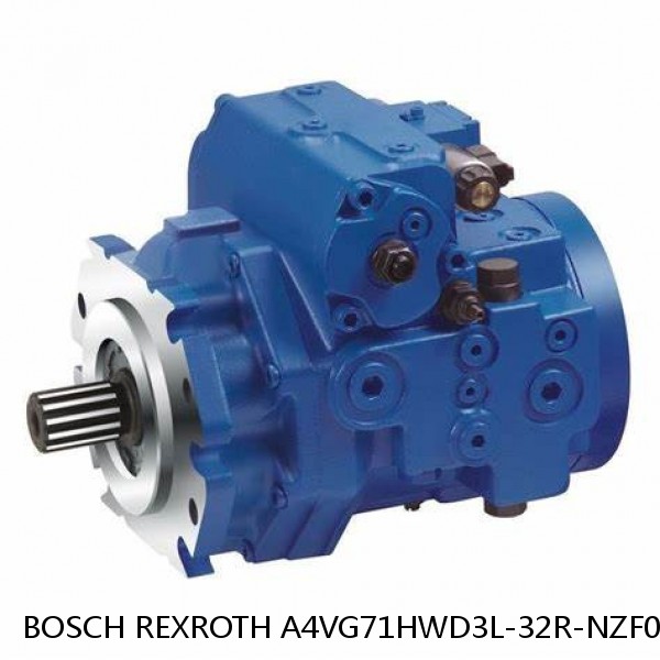 A4VG71HWD3L-32R-NZF02F001S BOSCH REXROTH A4VG VARIABLE DISPLACEMENT PUMPS