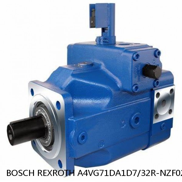 A4VG71DA1D7/32R-NZF02F041S BOSCH REXROTH A4VG VARIABLE DISPLACEMENT PUMPS #1 small image