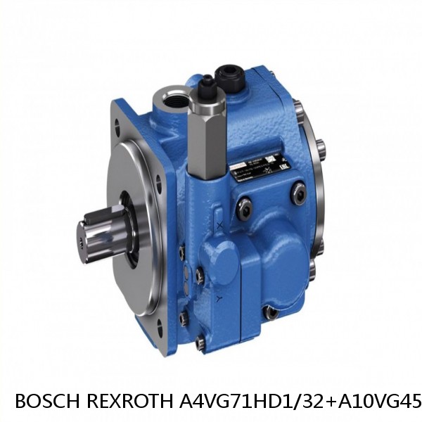 A4VG71HD1/32+A10VG45EP1/1 BOSCH REXROTH A4VG VARIABLE DISPLACEMENT PUMPS #1 small image