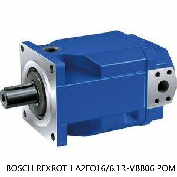 A2FO16/6.1R-VBB06 POMP BOSCH REXROTH A2FO FIXED DISPLACEMENT PUMPS #1 small image