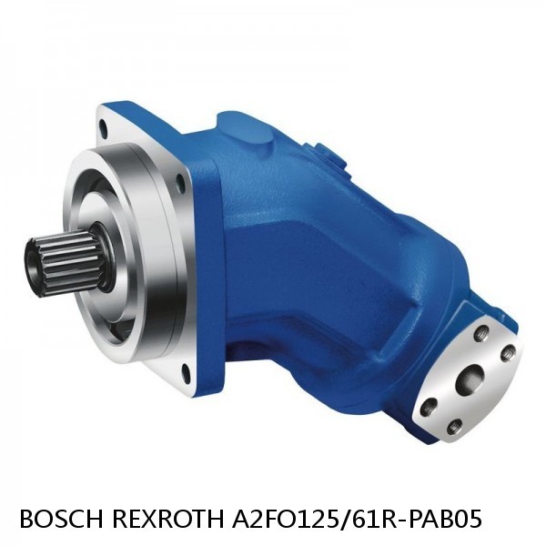 A2FO125/61R-PAB05 BOSCH REXROTH A2FO FIXED DISPLACEMENT PUMPS #1 small image