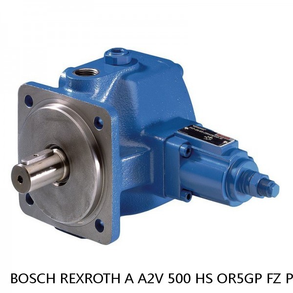 A A2V 500 HS OR5GP FZ POTI BOSCH REXROTH A2V VARIABLE DISPLACEMENT PUMPS #1 small image